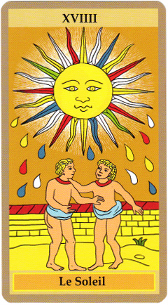 Quand j’ai découvert le tarot de Marseille, il me semblait naturel de préférer le Soleil,